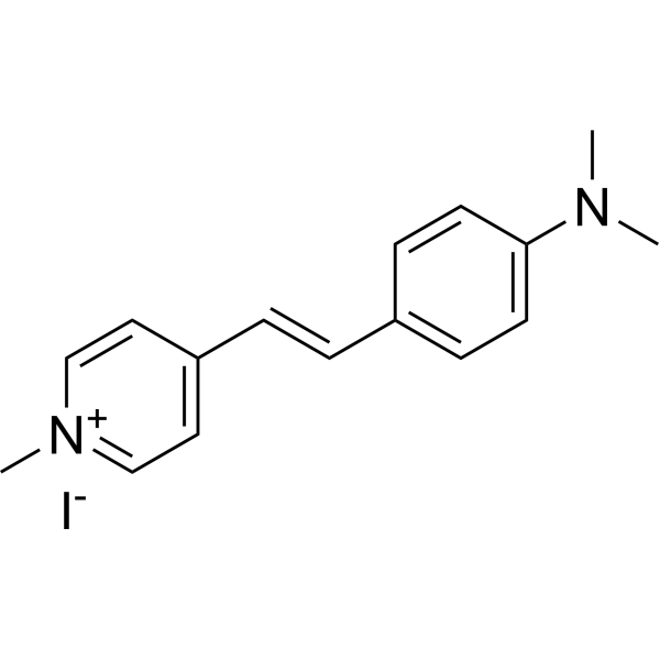 (E)-4-(4-(Dimethylamino)styryl)-1-methylpyridin-1-ium iodide 68971-03-9